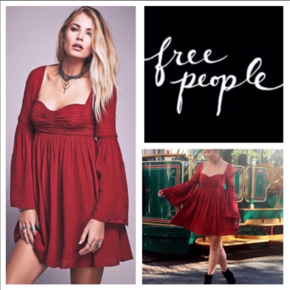 Free People Victorian Duchess Silk Dress